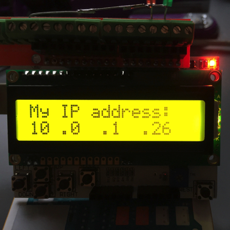 IP Address of the Arduino